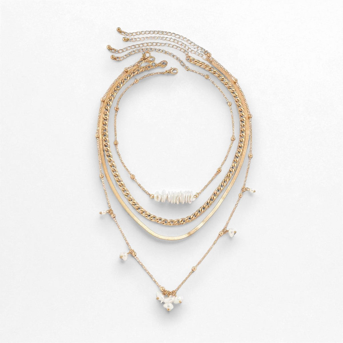 set colliers perles baroques femme