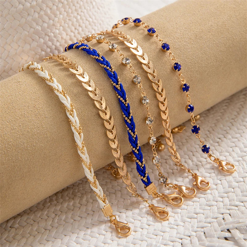 Ensemble de 4 Bracelets Bohème Coquillage – Perles Colorées