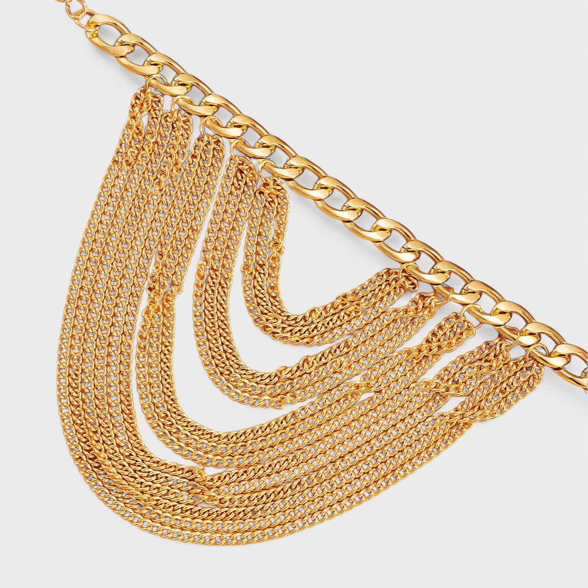 bracelet de cheville pampilles dorées femme