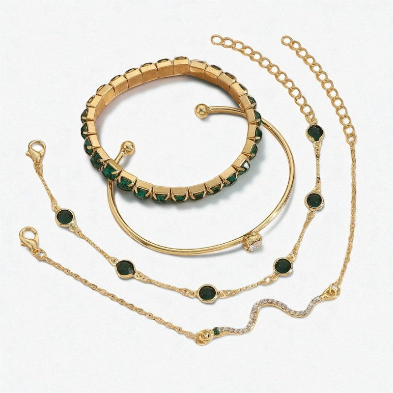 ensemble bracelets serpent femme