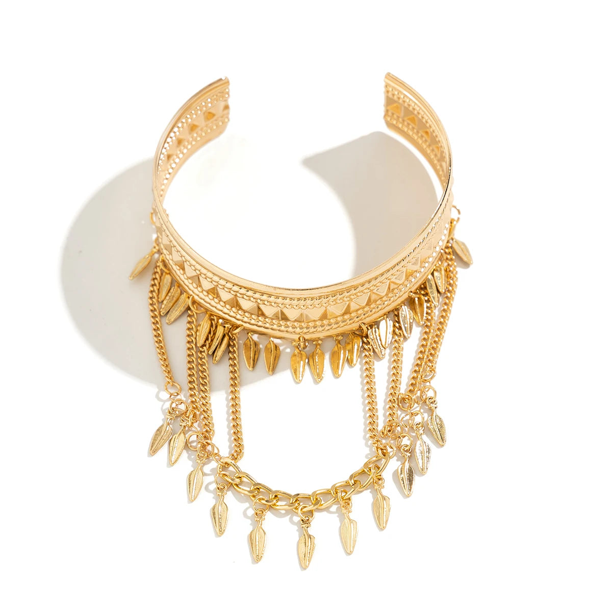 bracelet de bras doré bohème femme