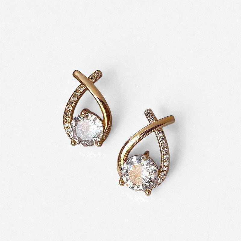 boucles d’oreilles cristal fishtail femme