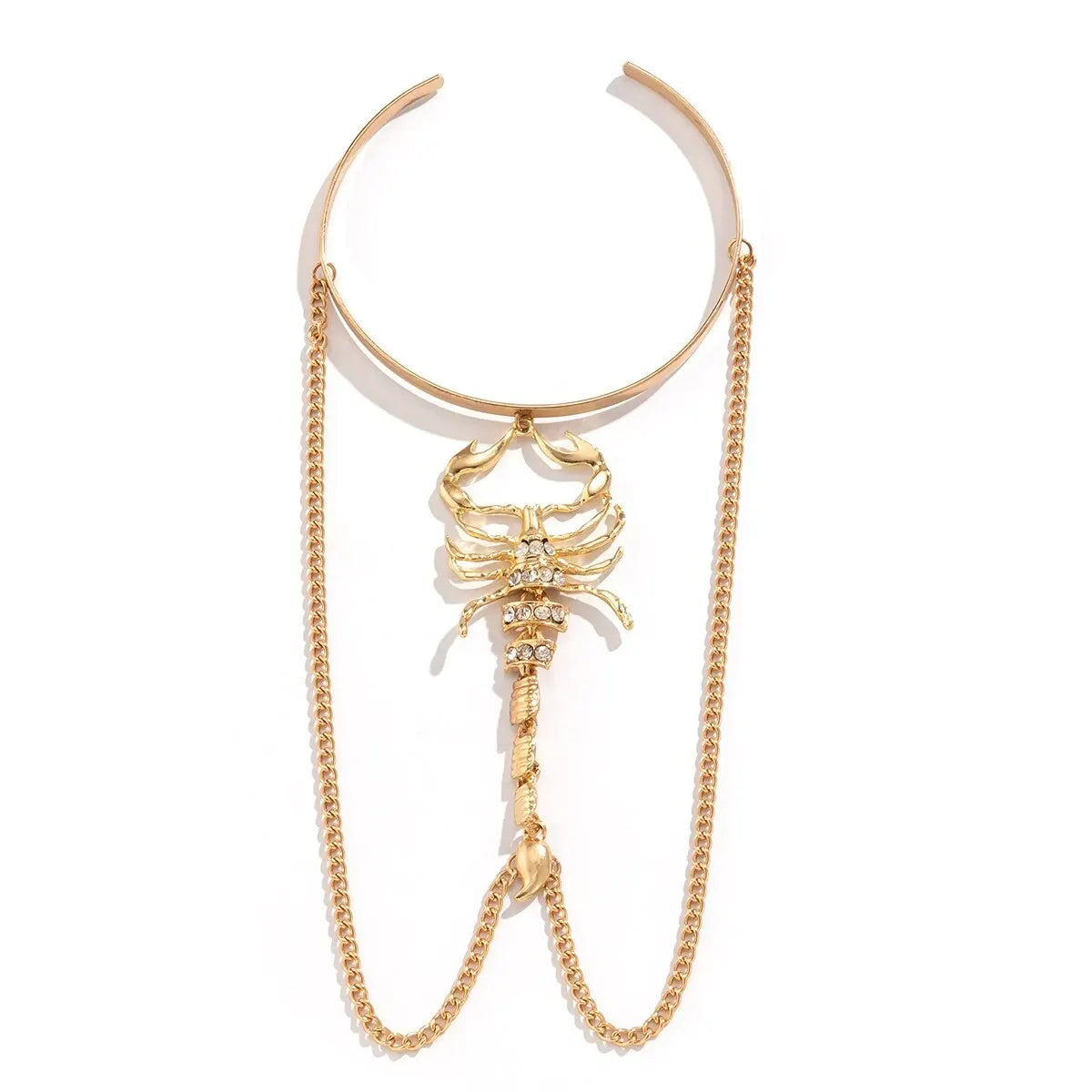 bracelet de bras scorpion oversize femme