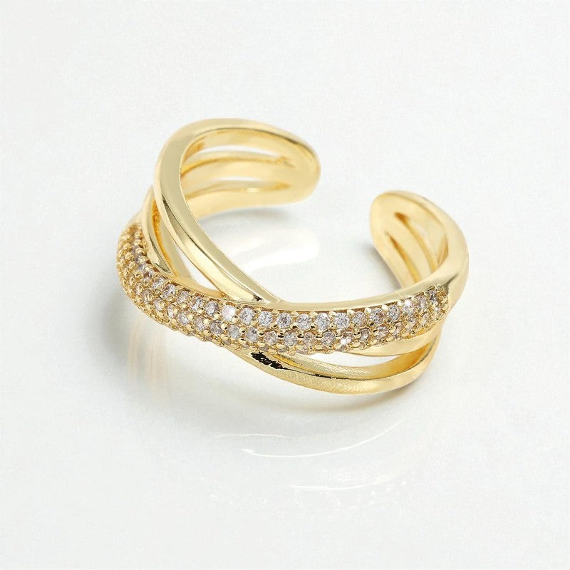 Bague Croix Élégante