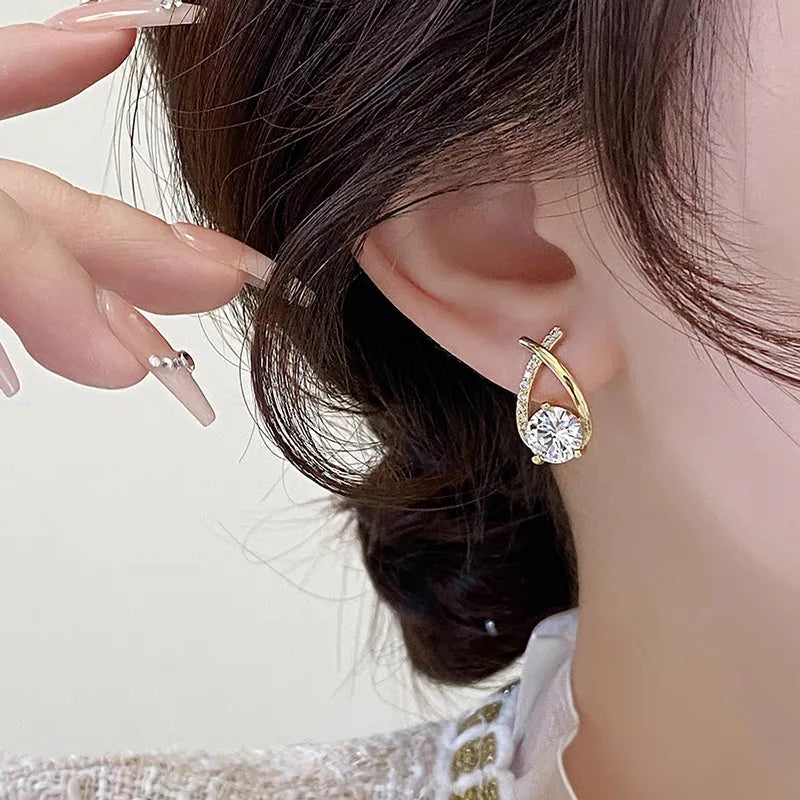 Boucles d’Oreilles Cristal & Fishtail
