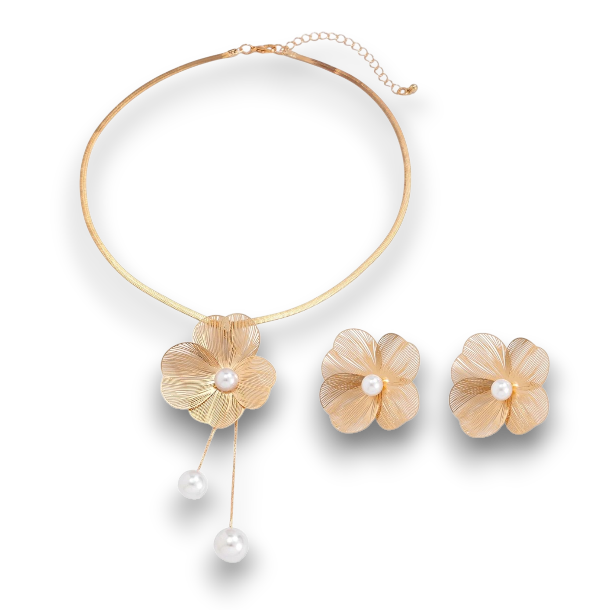 Parure Fleur & Perle