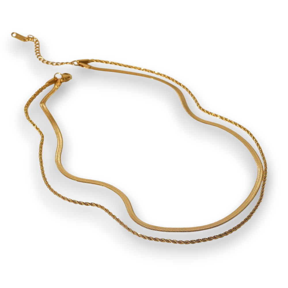 Collier ligne d’or