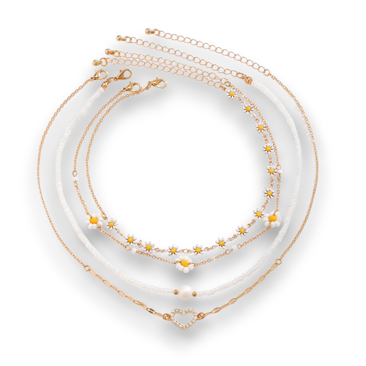 Collier Strass et Pendentifs