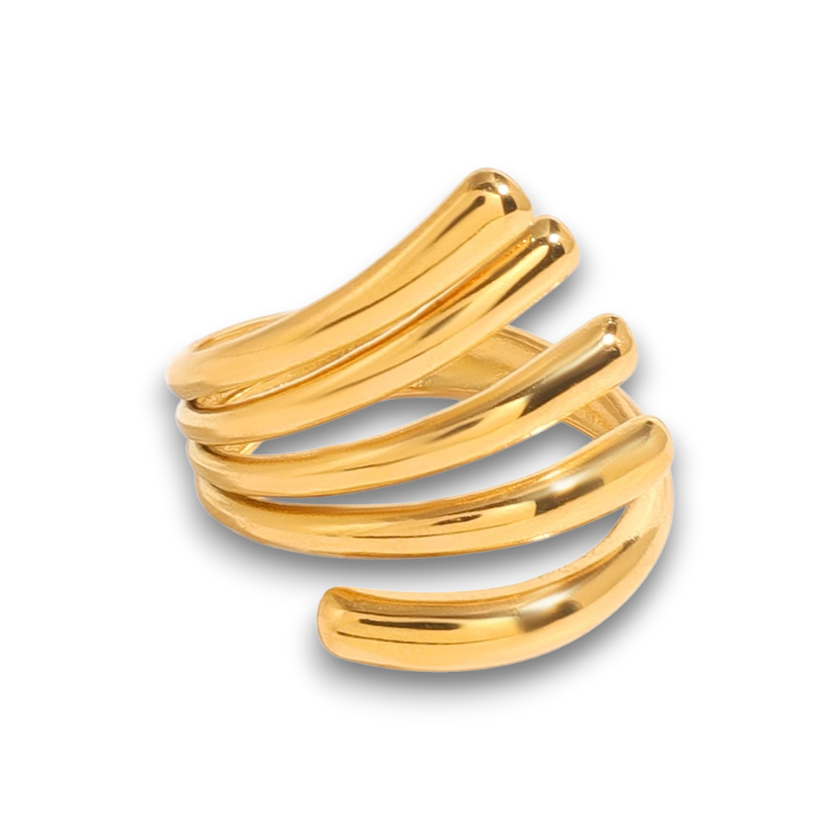 Bague Ligne Dorée