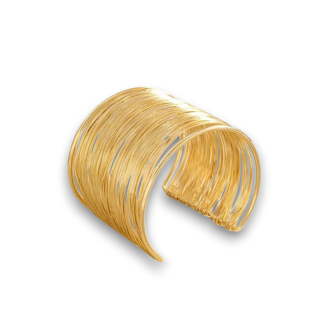 Bracelet Croisé Doré